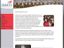 Tablet Screenshot of mdskillsusa.org
